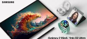 Evenimentul Unpacked fără secrete! Toate noutățile Samsung prezentate în imagini oficiale (Galaxy Z Fold5, Z Flip5, Watch6, Tab S9)