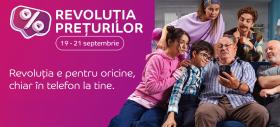 A început Revoluția Prețurilor pe eMAG, cu discounturi mari în perioada 19-21 septembrie; Smartphone cu 8 GB RAM la 599 lei, laptopuri sub 1000 lei, electrocasnice reduse bine