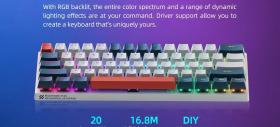 Cauți o tastatură de gaming compactă și mecanică? Modelul K500 costă acum doar 136 lei pe Aliexpress