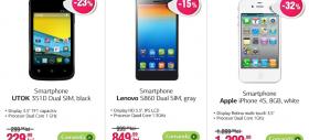 Clickshop aduce noi discount-uri pentru smartphone-urile din stoc; terminale dual-SIM cu prețuri ce pornesc de la 229 lei