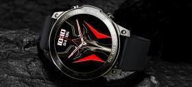 Cauți un smartwatch ieftin și arătos? DM50 are ecran AMOLED, certificare IP68 și reducere de 71% pe Cafago