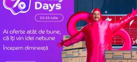 Ofertele Crazy Days de la eMAG încep mâine! Reduceri masive și plată în rate până pe 25 iulie
