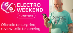 Până la 20% extra reducere pe eMAG în cadrul campaniei Electro Weekend; Televizoare, smartphone-uri și gaming