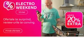 Weekend cu reduceri electrizante la eMAG în perioada 3-5 mai! Ce îți cumperi cu până la 20% extra reducere? 