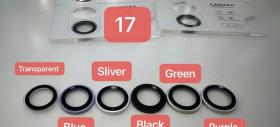 Protecții pentru camerele lui iPhone 17 sunt fotografiate și dezvăluie culorile, inclusiv o variantă transparentă pe motiv "Liquid Glass"