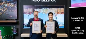 Directiva RED aduce cerințe noi din august 2025; Gama Samsung de televizoare și monitoare este deja validată de TÜV SÜD pentru piața europeană