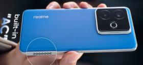 Realme are un smartphone prototip cu "AC" și grile de aerisire decupate în ramă, plus un terminal cu baterie de 15000 mAh