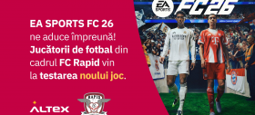 Demonstrează-ți talentul în FC 26 la evenimentul de lansare pregătit de ALTEX pe 26 septembrie! Cum câștigi un TV OLED dacă participi la turneul de fotbal virtual?