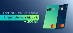 Recomandările tale la Salt Bank aduc până la 600 lei bonus; cashback garantat pentru fiecare client nou, bani în cont și beneficii lunare