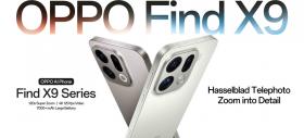 OPPO lansează seria Find X9 în România! Baterii de peste 7000 mAh, accent pus pe fotografie, cameră periscopică de 200 MP și parteneriat cu Hasselblad
