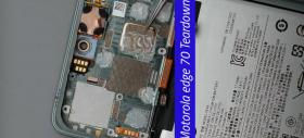 Motorola edge 70 desfăcut în faţa camerei; Cum e răcit, ce e la interior? (Video)