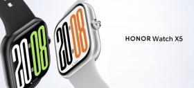 HONOR Watch X5 anunţat: ceas cu ecran AMOLED mare, 120 moduri sport, certificare 5 ATM