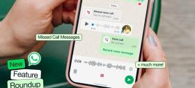 WhatsApp primește funcții noi de sărbători: Mesaje vocale după apeluri ratate și reacții în voice chat