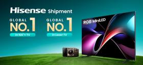 Hisense, lider global în 2025 pe segmentele televizoarelor de peste 100 de inch și Laser TV, potrivit Omdia