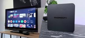Prezentare Thomson Streaming Box 245 (4K): Upgrade serios pentru smart TV-ul din sufrageria ta, cu Google TV și conectivitate completă