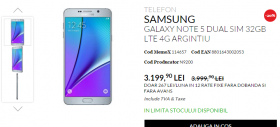 Samsung Galaxy Note 5 costă acum 3.199 lei la QuickMobile; iată și alte produse din campania QuickEnd