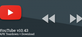 Cea mai nouă versiune a aplicaţiei YouTube pentru Android (10.43) primeşte câteva funcţii noi, printre care şi fast forward şi rewind