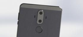 Huawei Mate 9 îşi face apariţia în noi imagini 3D, păstrează camera duală
