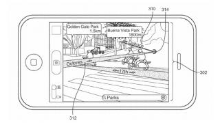 Noi brevete Apple par să indice sosirea unui sistem augmented reality de cartografiere pe iPhone