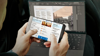 Dell Stack este un phablet Windows 10, rămas în faza de prototip care ar fi avut potenţial uriaş; Vedem o nouă imagine cu el şi dockul său azi