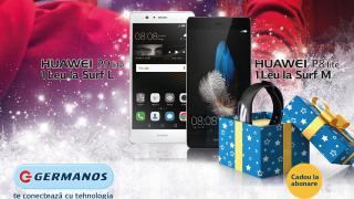 Germanos ne aduce de Sărbători smartphone-urile Huawei P8 lite și P9 lite pentru doar 1 leu alături de abonamente Telekom