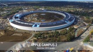Sediul OZN Apple tot mai aproape de finalizare! O dronă a filmat Apple Campus 2 şi ne arată progresul lucrărilor (Video)