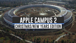 Noutăţi de la campusul Apple cel nou: "OZN-ul" a progresat semnificativ, panourile solare sunt 65% instalate (Video)