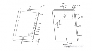 Apple primeşte un nou brevet pentru iPhone, cu un ecran ce ocupă toată zona frontală, ferestre HUD incluse