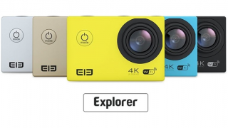 Camera video de acțune Elephone ELE Explorer 4K costă doar 225 lei și se livrează din depozitul european