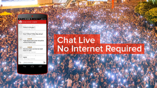 FireChat este o aplicaţie indispensabilă la proteste; chat-ul funcţionează şi când pică reţeaua