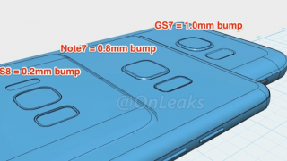 Schemele CAD ale lui Galaxy S8 apar pe web; dezvăluie o cameră ceva mai aplatizată decât la S7, Note 7
