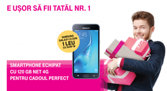 În această primăvară portarea la Telekom vă aduce un smartphone Galaxy J3 (2016) pentru numai 1 leu cu abonamentul Surf M