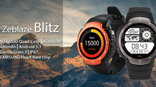 Zeblaze Blitz 3G este un smartwatch cu look sportiv, slot SIM și GPS; costă doar 90 euro în depozitul european al unui retailer chinez!
