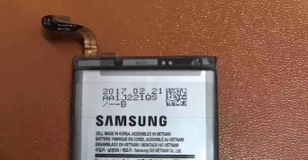 Samsung Galaxy S8 Plus are bateria de 3500 mAh fotografiată, aparent