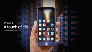 iPhone X e cel mai nou concept iPhone 8 şi arată fantastic; Vine cu un ecran curbat şi butoane touch cu funcții AR