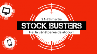 eMAG dă startul unei noi ediții Stock Busters ce are loc în perioada 21 - 23 martie; găsim un battery phone la preț chiar bun!
