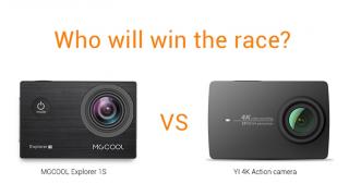 Camera video de acțiune MGCOOL Explorer 1S vs. Xiaomi Yi 4K; două gadget-uri numai bune de luat în vacanță!
