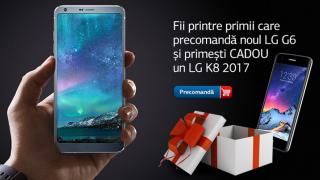 Achiziția unui LG G6 vă poate aduce un smartphone LG K8 (2017) cadou! Iată detalii despre campanie și lista magazinelor participante!
