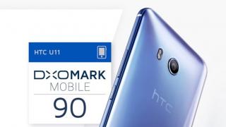 HTC U11 intră direct pe locul întâi în topul DxOMark, cu 90 de puncte; Samsung Galaxy S8 se clasează sub Google Pixel