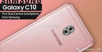 Samsung Galaxy C10 are parte de o scăpare în varianta rose gold, cu o cameră duală în spate