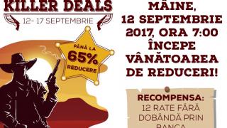 evoMAG.ro anunţă reduceri de până la 65% în cadrul campaniei Killer Deals; Campania porneşte pe 12 septembrie la ora 07:00