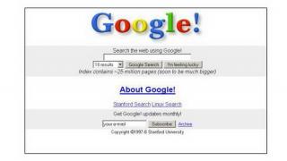 Google.com a fost înregistrat în urmă cu 20 de ani; Iată cum arăta pagina sa principală la început şi cum arată acum