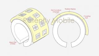 Samsung înregistrează un design pentru un smartband al viitorului cu display flexibil; vedem schițe extrase din brevet