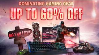 GearBest are reduceri atractive pentru gameri; tastaturi mecanice, monitoare și plăci grafice se află pe listă