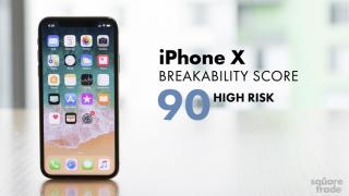 iPhone X are o sticlă care se sparge mult mai uşor decât cea de pe iPhone 8; Iată testele SquareTrade (Video)