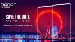 Huawei Honor V10 confirmat pentru debut pe 5 decembrie, vine cu ecran edge to edge