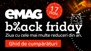 eMAG dezvăluie detaliile complete despre campania Black Friday din acest an; ni se promit reduceri medii de 34%