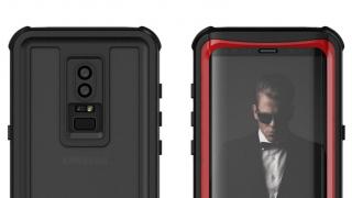 Samsung Galaxy S9 în prima randare din partea producătorilor de huse; dispare bărbia de jos și apare camera duală în spate
