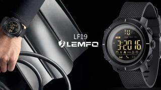 Smartwatch-ul LEMFO LF19 aduce certificare 5ATM și o baterie cu autonomie spectaculoasă; costă numai 14.99 dolari la TomTop