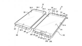 Samsung brevetează încă un telefon pliabil, cu două ecrane cu o fâşie metalică între ele